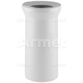 Traper / złącze WC PCV proste 110 mm L-250 mm